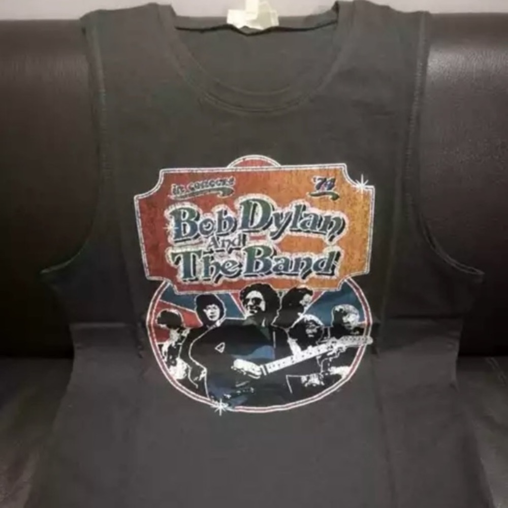 SOLD OUT Bob Dylan Band Concert Graphic Vintage Style Tank - Picture 9 of 9